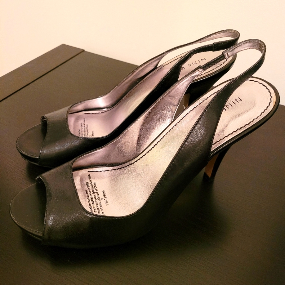 Black shoes nine west
